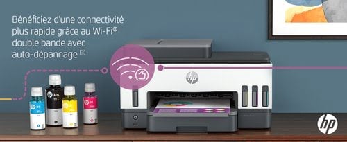 Imprimante multifonction HP Smart Tank 7605 Tout-en-un - Gris - 11