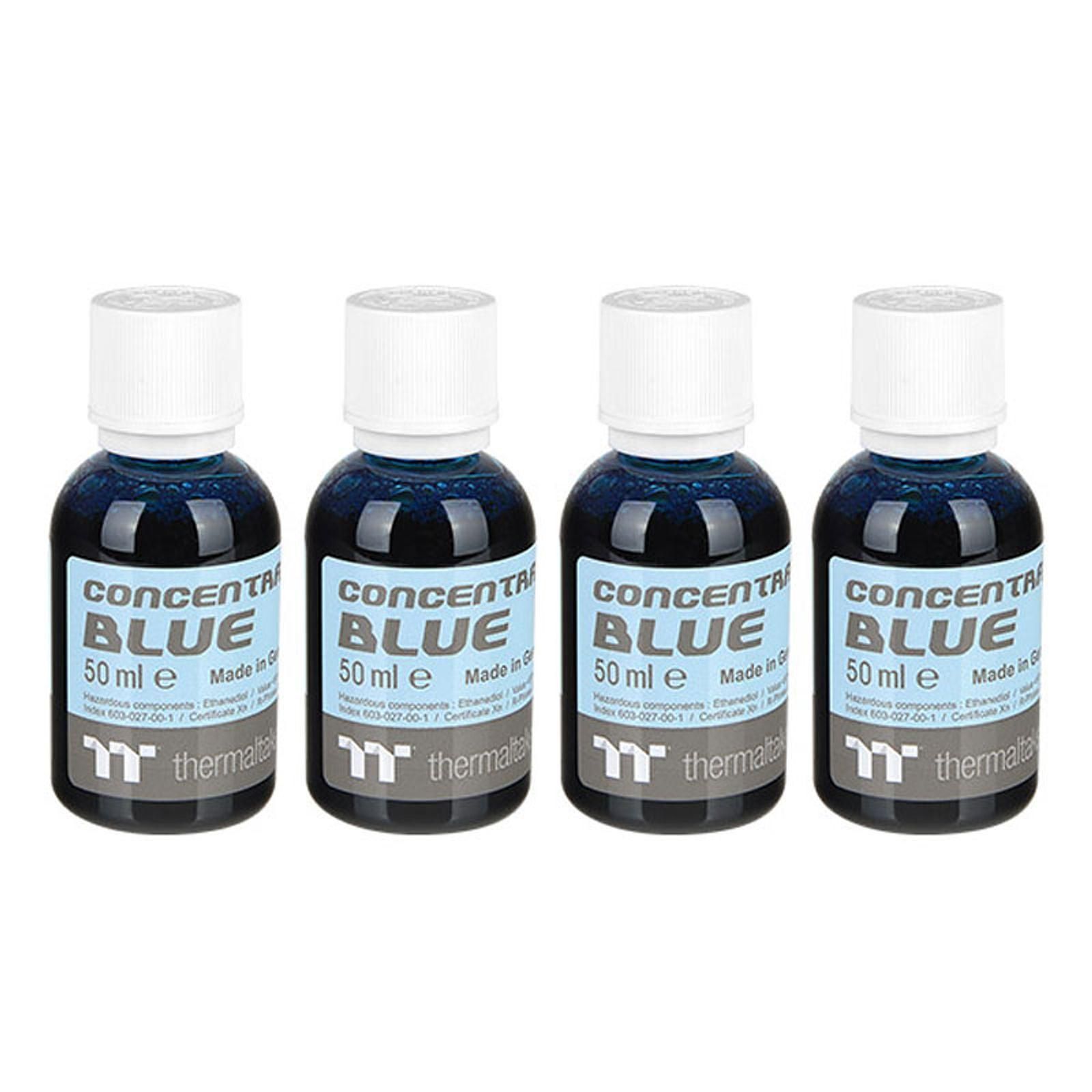Thermaltake Liquide de refroidissement Tt Premium Concentrate Blue 4 x 50ml (CL-W163-OS00BU-A) - Achat / Vente Accessoires watercooling sur Cybertek.fr - 0
