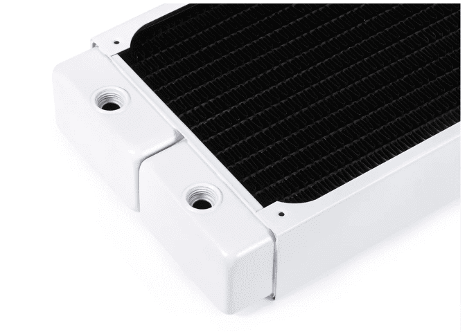 Alphacool Radiateur 360mm  Blanc -  HPE-45 Full Cuivre (10227) - Achat / Vente Accessoires watercooling sur Cybertek.fr - 4