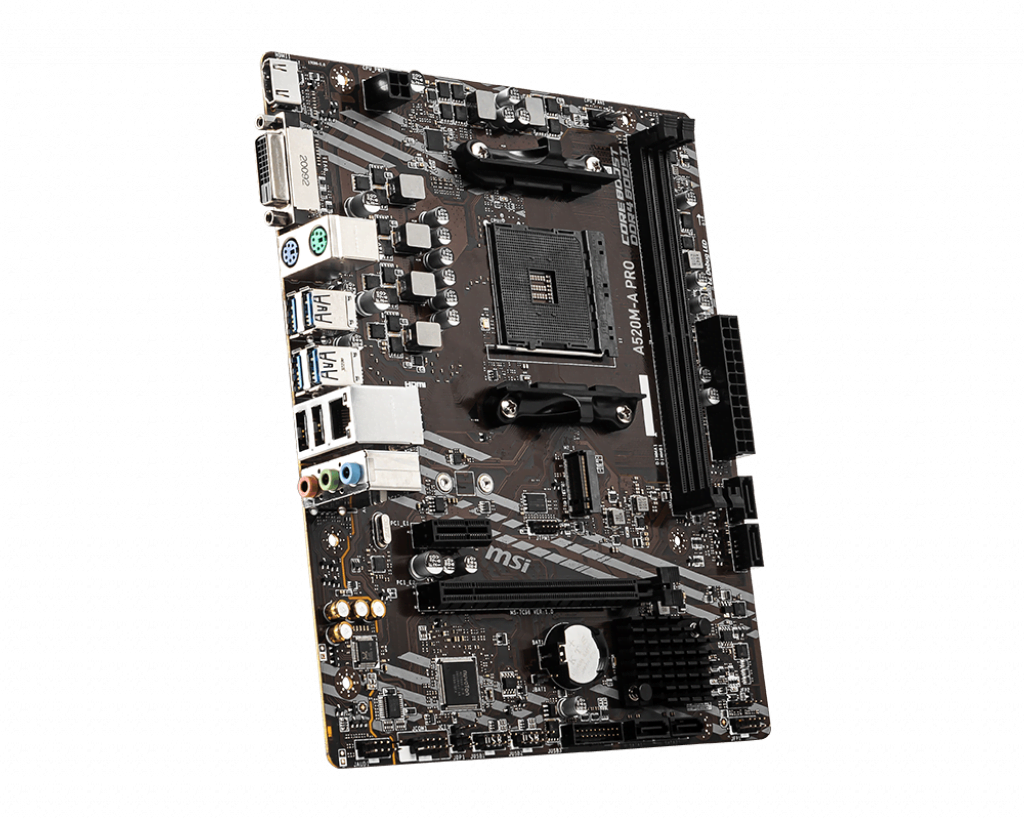 MSI A520M-A PRO Micro-ATX  - Carte mère MSI - Cybertek.fr - 2