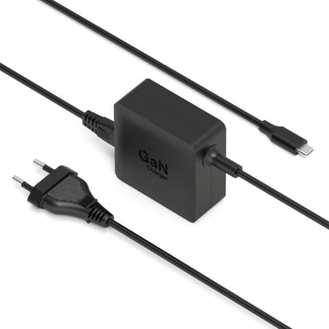 Chargeur Port Alimentation secteur GaN 65W USB-C - 2m Cybertek