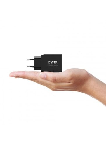 Port Chargeur mural GaN 45W - 2 ports + Câble USB-C 2m (900105-EU) - Achat / Vente Chargeur sur Cybertek.fr - 4