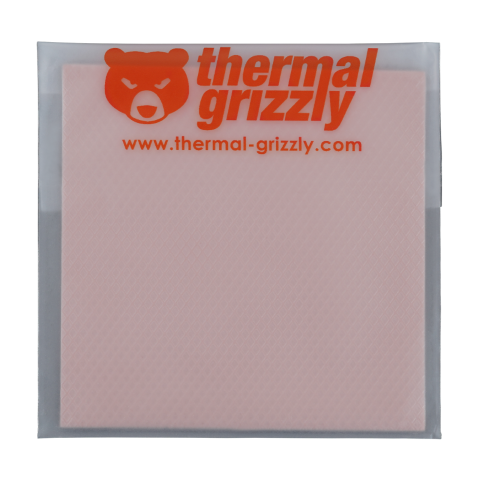 Lot de 2 Minus Pad 8 - 100 x 100 x 1,0 mm - Thermal Grizzly TG-MP8-100-100-10-2R - 3
