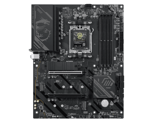 MSI B840 Gaming EVO WIFI6E ATX  - Carte mère MSI - Cybertek.fr - 2
