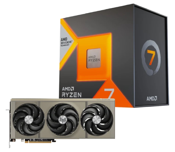 R7 7800X3D + Nitro+ Radeon RX9070 XT GAMING OC 16G - Cybertek.fr - 0