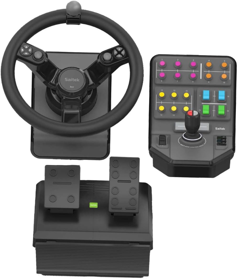 Logitech Ensemble pour engins agricoles - Bundle (945-000062) - Achat / Vente Volant PC sur Cybertek.fr - 0