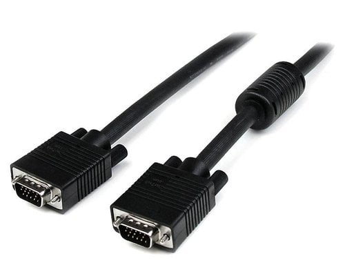 Câble VGA mâle/mâle - 1m - Noir - Connectique TV/Hifi/Video - 0