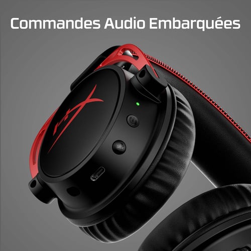 HyperX Cloud Alpha Wireless 7.1 Surround Rouge - Micro-casque - 9
