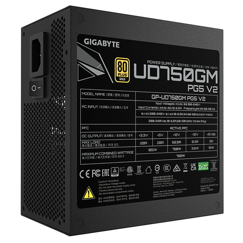 Gigabyte 80+ GOLD (3.1 750W) - Alimentation Gigabyte - Cybertek.fr - 5