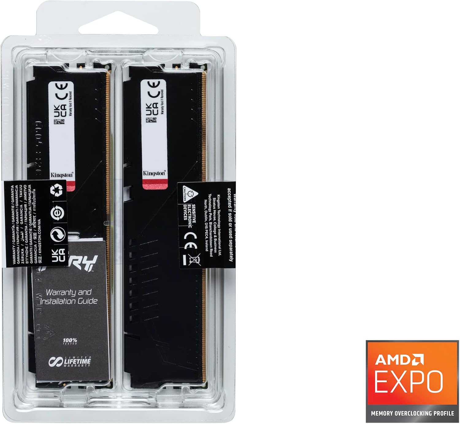 Kingston Fury Beast 32Go (2x16Go) DDR5 6000MHz CL 36 Noir - Mémoire PC Kingston sur Cybertek.fr - 5