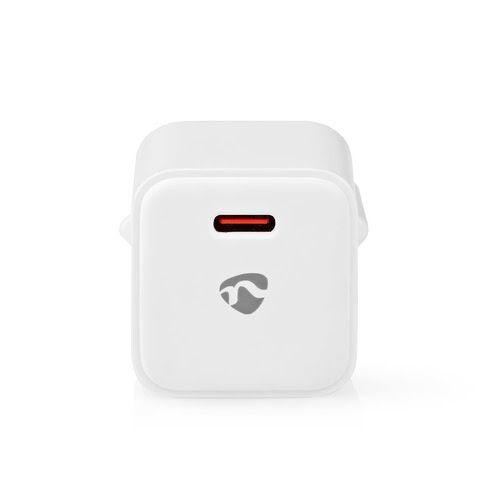Nedis Chargeur mural 20W - 1 port USB-C - Blanc (WCMPD20W100WT) - Achat / Vente Chargeur sur Cybertek.fr - 1