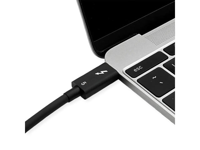 Câble Thunderbolt™ 5 USB-C mâle/mâle - 1m - Noir - Connectique PC - 2
