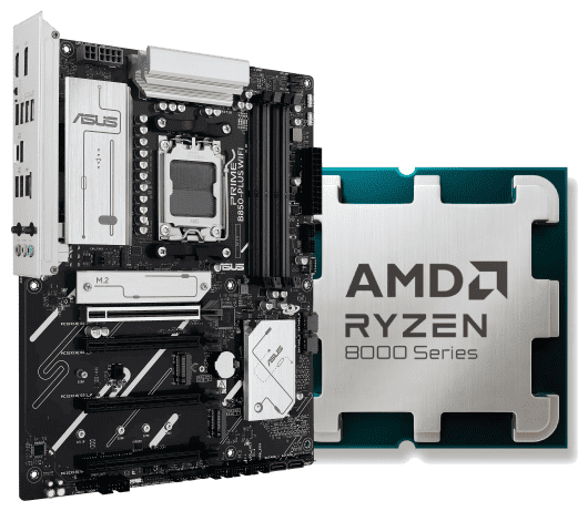 PRIME B850-PLUS WIFI + Ryzen 5 8400F tray - Cybertek.fr - 0