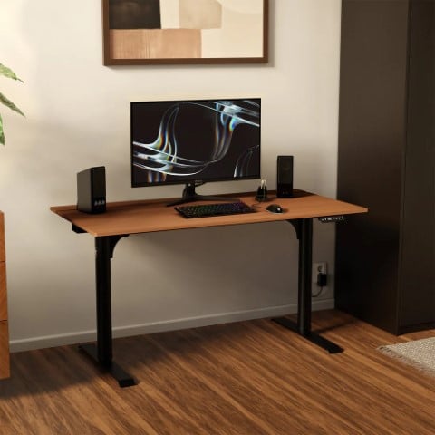 Arozzi Arena Nordico - Marron foncé (ARENA-NRD-BOX-WLN) - Achat / Vente Bureau sur Cybertek.fr - 5