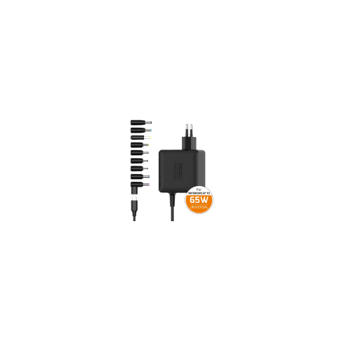 Port Alimentation secteur GaN 65W universelle - 9 embouts (904065UWEU) - Achat / Vente Chargeur sur Cybertek.fr - 5