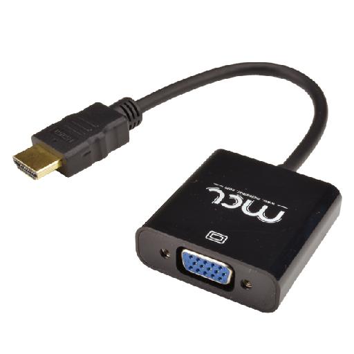 Adapt. HDMI Male/VGA Femelle (HD15) + audio - 0