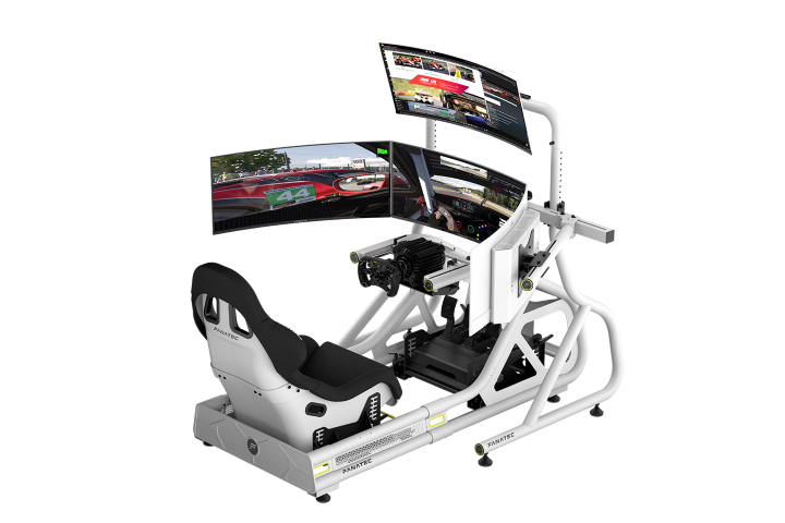 Fanatec GT Cockpit Triple Monitor Expansion Kit - Blanc (CRD-9060004-WW) - Achat / Vente Accessoires Simracing sur Cybertek.fr - 2