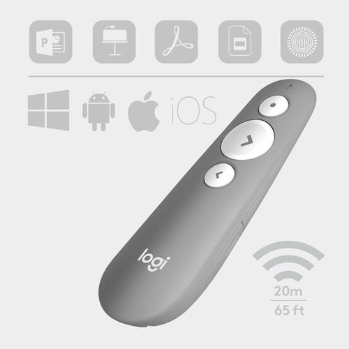 Logitech R500 Laser Presentation Remote Grey (910-006520) - Achat / Vente Vidéoconférence sur Cybertek.fr - 0