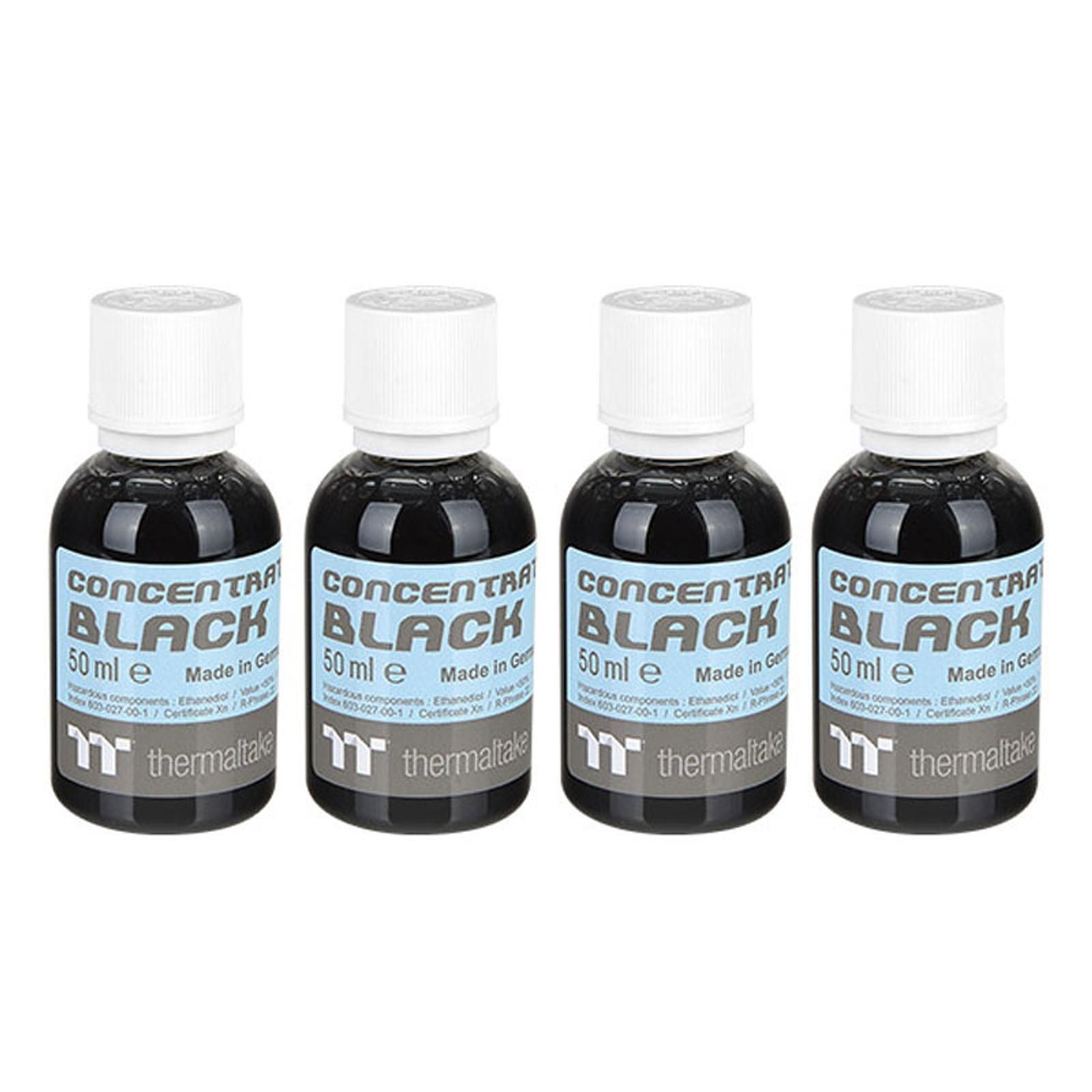 Thermaltake Liquide de refroidissement Tt Premium Concentrate Black 4 x 50ml (CL-W163-OS00BL-A **) - Achat / Vente Accessoires watercooling sur Cybertek.fr - 0