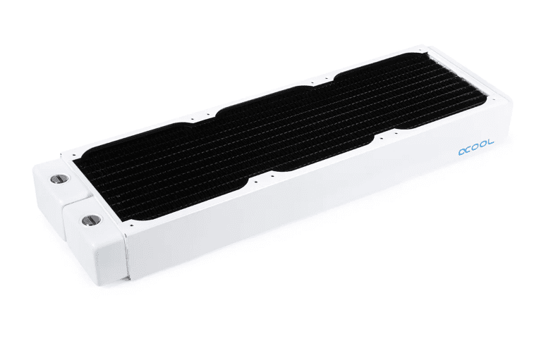 Alphacool Radiateur 360mm  Blanc -  HPE-45 Full Cuivre (10227) - Achat / Vente Accessoires watercooling sur Cybertek.fr - 0