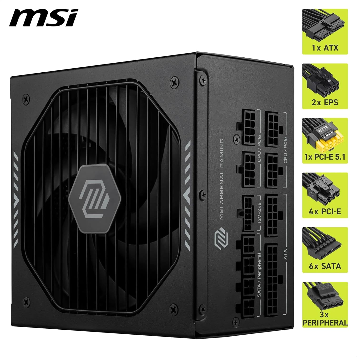 MSI 80+ BRONZE (650W) - Alimentation MSI - Cybertek.fr - 7