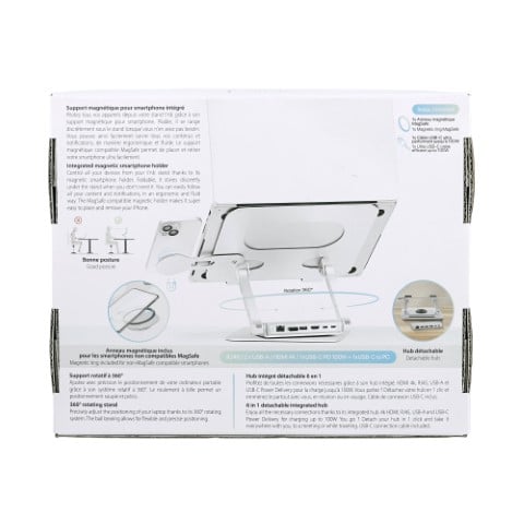 iClick Support notebook/6 ports/Gris - T'nB - 3
