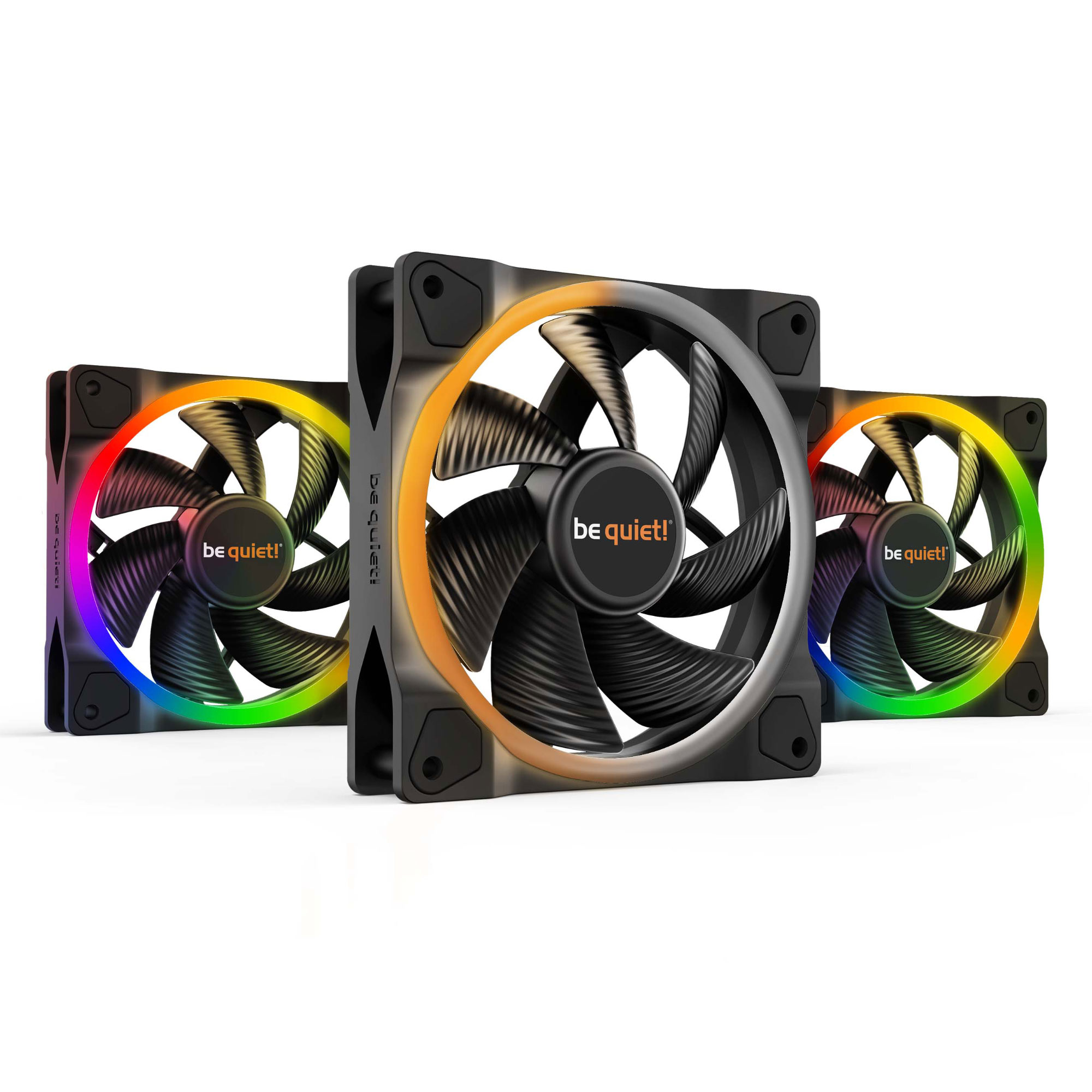 be quiet! Light Wings 120mm PWM ARGB Kit x3 - Ventilateur boîtier - 0