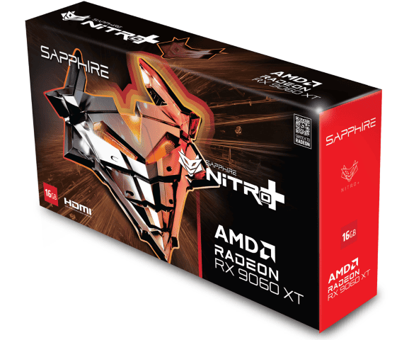 Sapphire Nitro+ Radeon RX 9060 XT GAMING OC 16GB - Carte graphique - 1