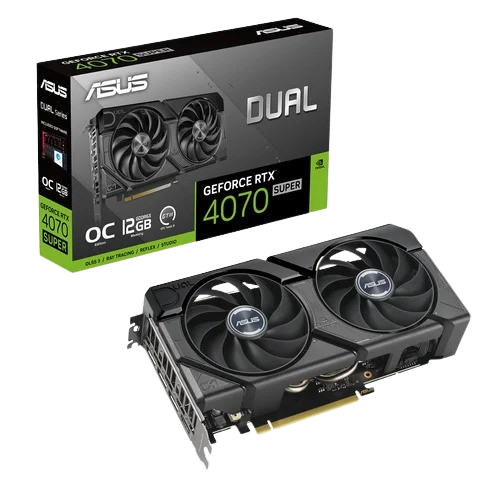 Asus Dual GeForce RTX 4070 SUPER EVO OC Ed. 12GB-Seconde Vie-Etat Satisfaisant - Carte graphique - 0