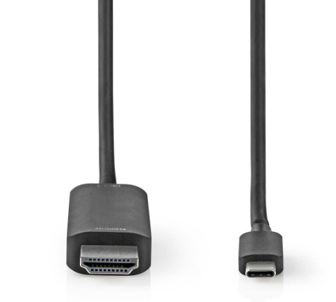 Câble USB-C 3.2/HDMI 2.0 mâle/mâle - 1m - 2
