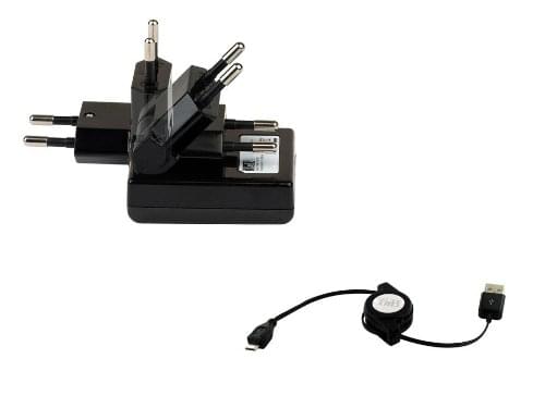 T'nB  Chargeur secteur + câble micro-USB rétractable (CHBBHOME1) - Achat / Vente Chargeur sur Cybertek.fr - 0
