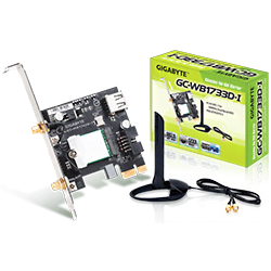 Carte réseau Gigabyte PCI-E BT5/WiFi AC - GC-WB1733D-I Cybertek
