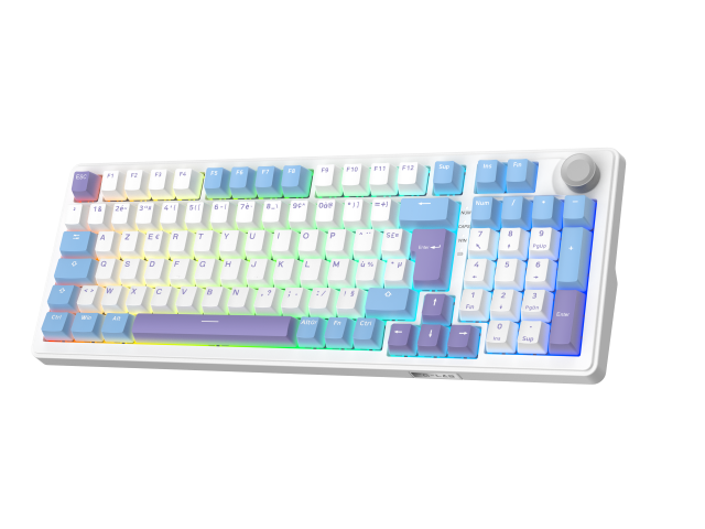 The G-LAB Keyz Elite 400 White Blue - Clavier PC The G-LAB - 3