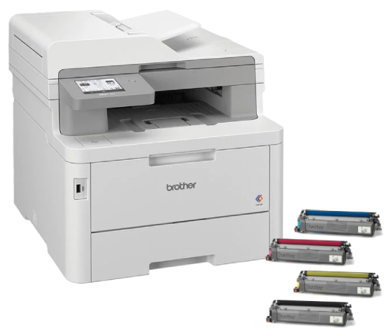 Imprimante multifonction Brother MFC-L8390CDW Laser+Cartouche TN248 CMYK 4 couleurs - 0