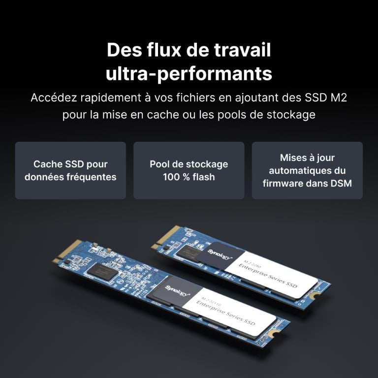 Synology DS925+ - 4 Baies (compatible disques tiers) - Serveur NAS - 6