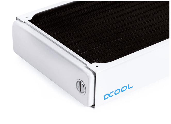 Alphacool Radiateur 360mm  Blanc -  HPE-45 Full Cuivre (10227) - Achat / Vente Accessoires watercooling sur Cybertek.fr - 1