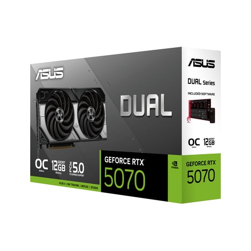 Asus Dual GeForce RTX 5070 12GB GDDR7  - Carte graphique Asus - 7