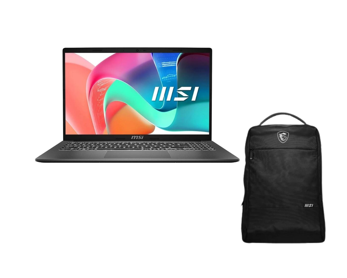 PC portable MSI Modern 15 F1MG - 15.6" C5-120U 16Go 512Go Clavier rétroéclairé W11P + sac a dos Cybertek