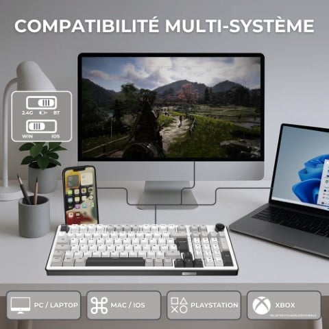 The G-LAB Keyz Elite 400 WG - Clavier PC The G-LAB - Cybertek.fr - 8