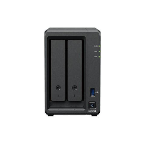 Synology DS725+ - 2 baies avec 2 disques de 4To HAT3300-4T - Serveur NAS - 1