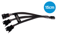 Splitter en Y PWM 4 Pin vers 3x4 Pin - Connectique PC - 0