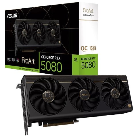 Asus ProArt GeForce RTX 5080 16GB GDDR7 OC Edition - Carte graphique - 0