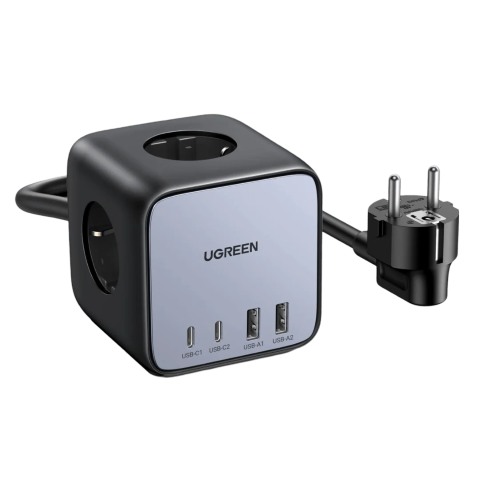 UGREEN Station de charge cube 7 ports - 65W - Noir/Gris (60113) - Achat / Vente Chargeur sur Cybertek.fr - 0