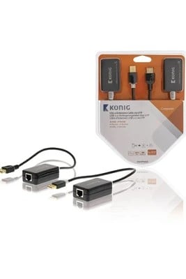 Câble extension USB 2.0/RJ45 - 50m - Anthracite - Connectique PC - 3
