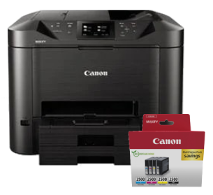Imprimante multifonction Canon MAXIFY MB5450 + Cartouche pack PGI-2500 4 couleurs - 0