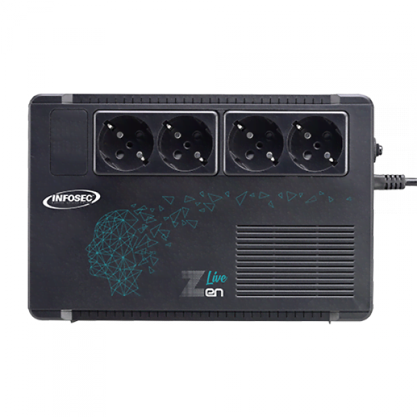 ZEN LIVE 500VA - 4 prises - Onduleur Infosec - Cybertek.fr - 3