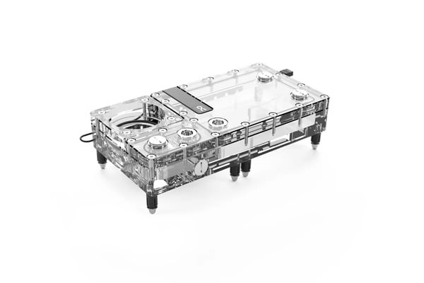 Alphacool Core Flat Reservoir 240 - Pompe incluse (1024003) - Achat / Vente Accessoires watercooling sur Cybertek.fr - 1