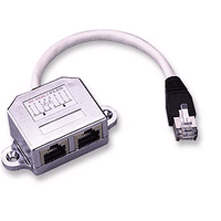 Doubleur RJ45 Blindé-Seconde Vie-Très Bon Etat - 0