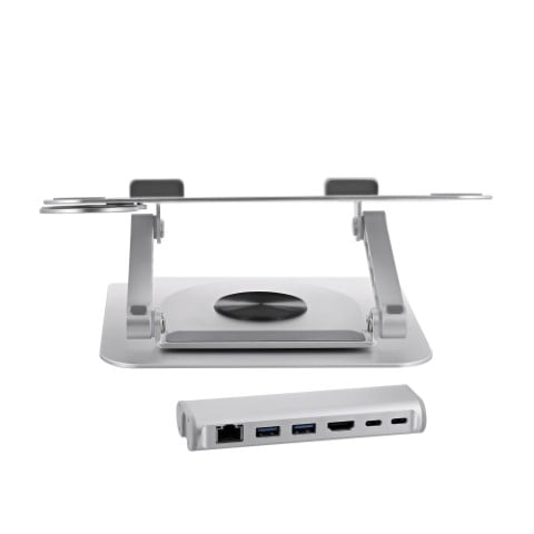 iClick Support notebook/6 ports/Gris - T'nB - 8