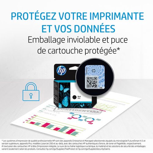 Cartouche 912 - Jaune - 3YL79AEBGX pour imprimante  HP - 11